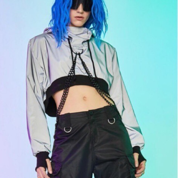 current mood chained hoodie